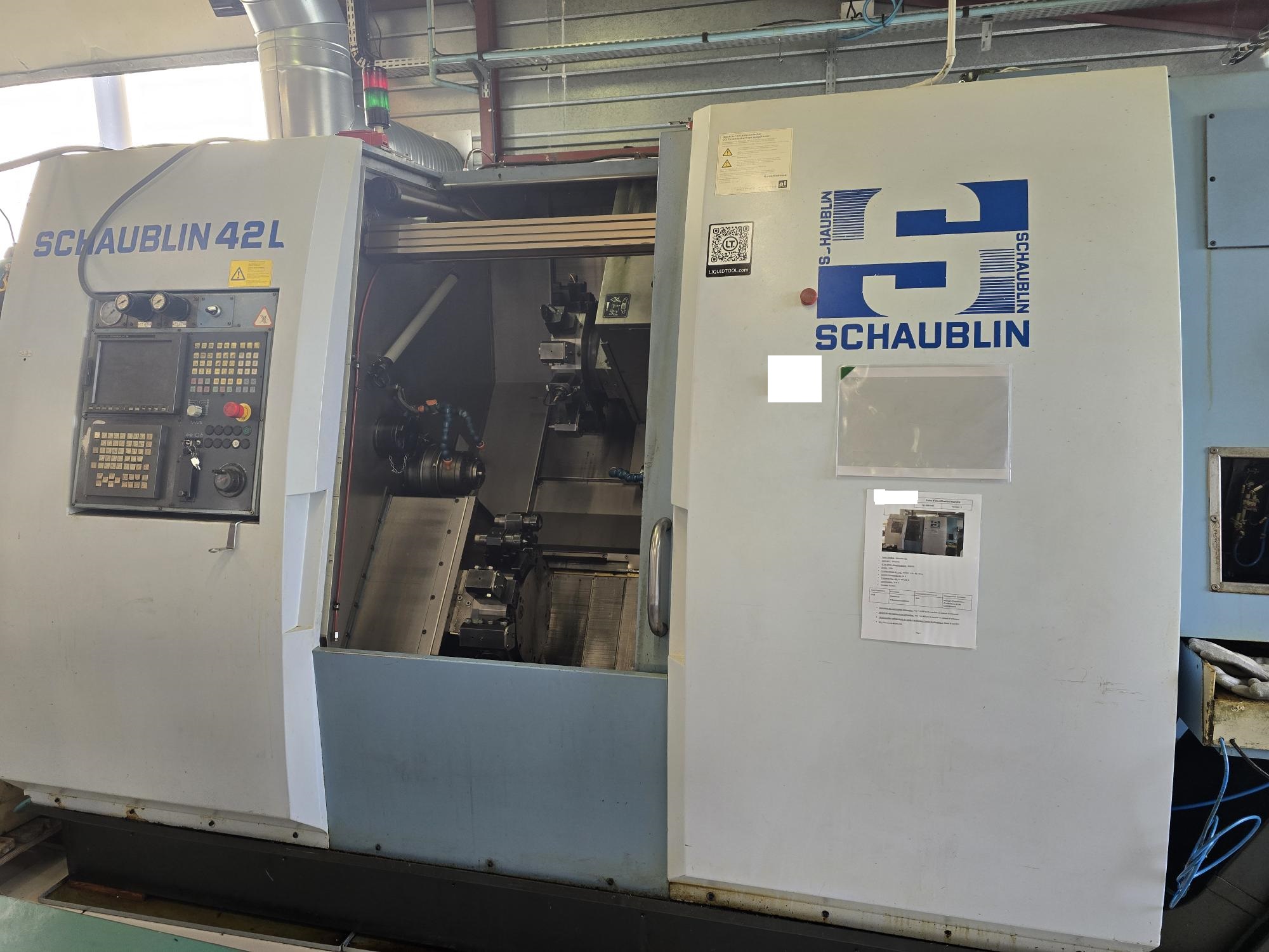 Tour cnc Schaublin 42L TMI-6Y