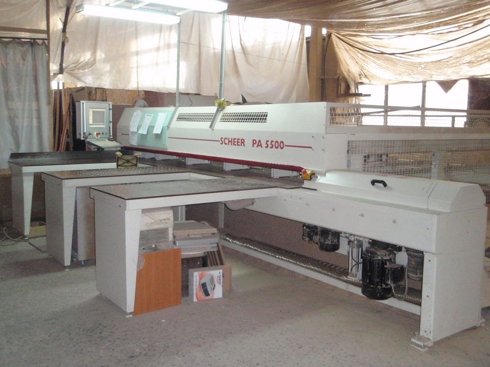 Scie à panneaux SCHEER PA5500/42 x 42 S7-XP Faible nombre d'heures