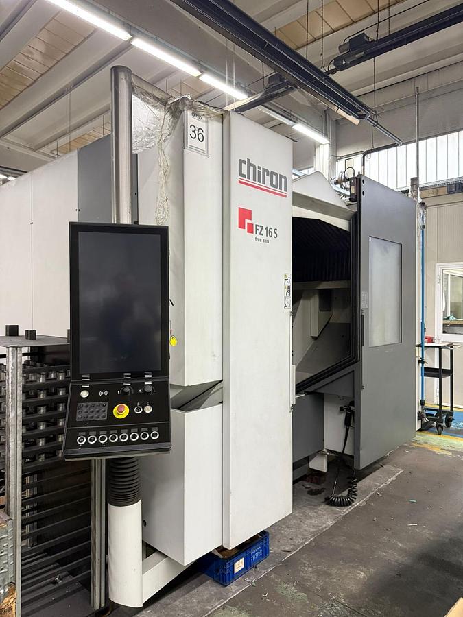 Centre d'usinage 5 axes CHIRON FZ 16S d'occasion