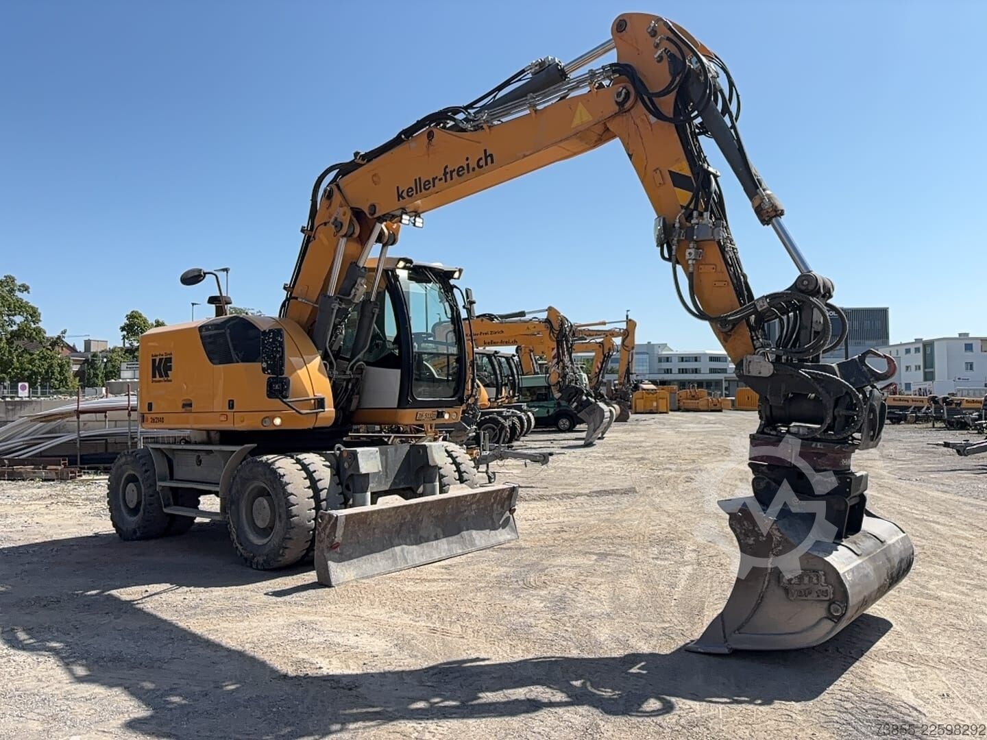 Wheeled Excavator Liebherr A 918 Litronic with Tiltrotator