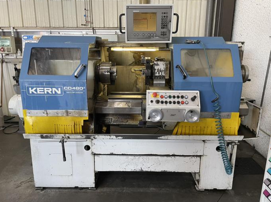 Tour cnc par apprentissage DMT KERN CD 480 x 1000 d'occasion