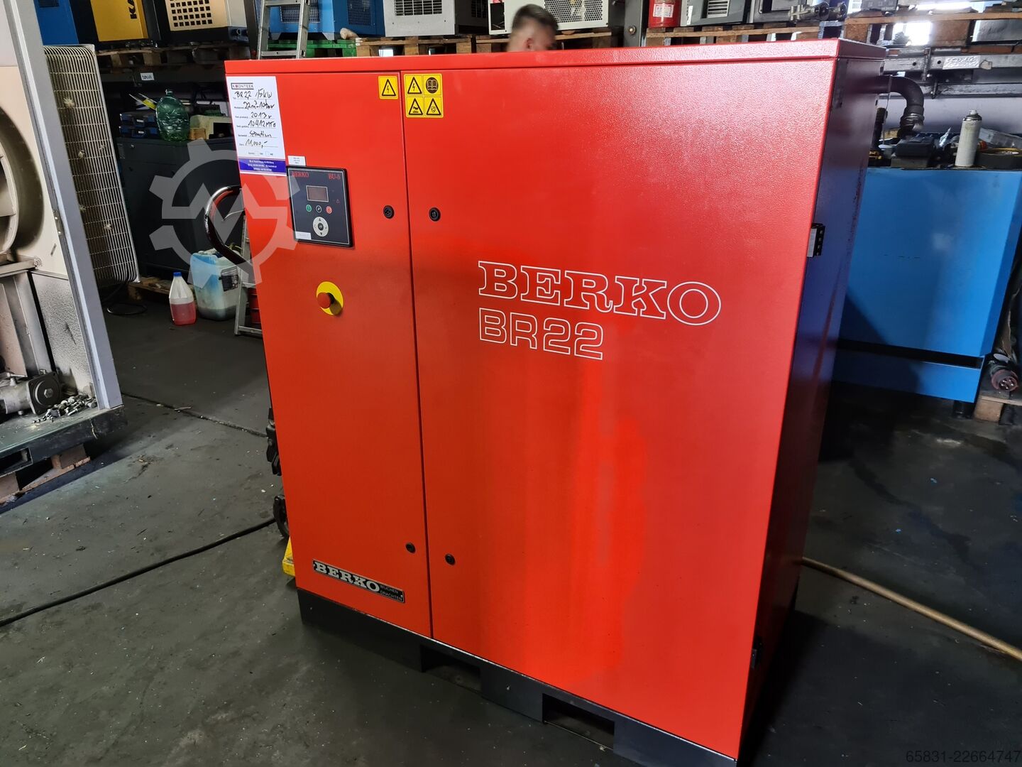 Screw compressor Atlas Copco BERKO BR 22