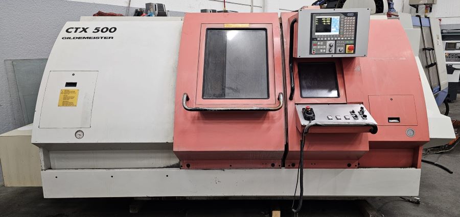 Tour cnc avec outils fixes GILDEMEISTER CTX 500 V3 d'occasion