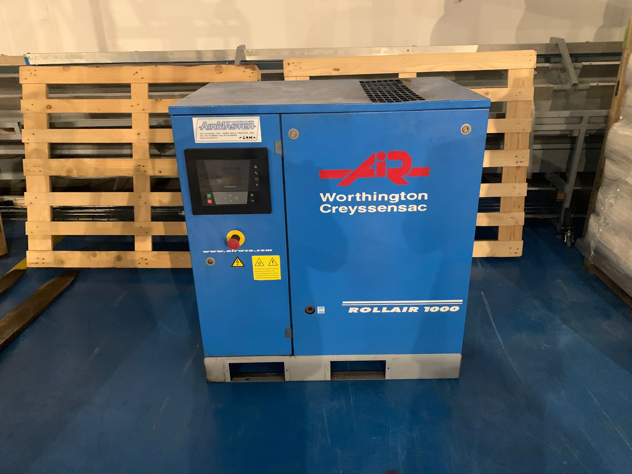 Compresseur WORTHINGTON CREYSSENSAC Rollair RLR1000A