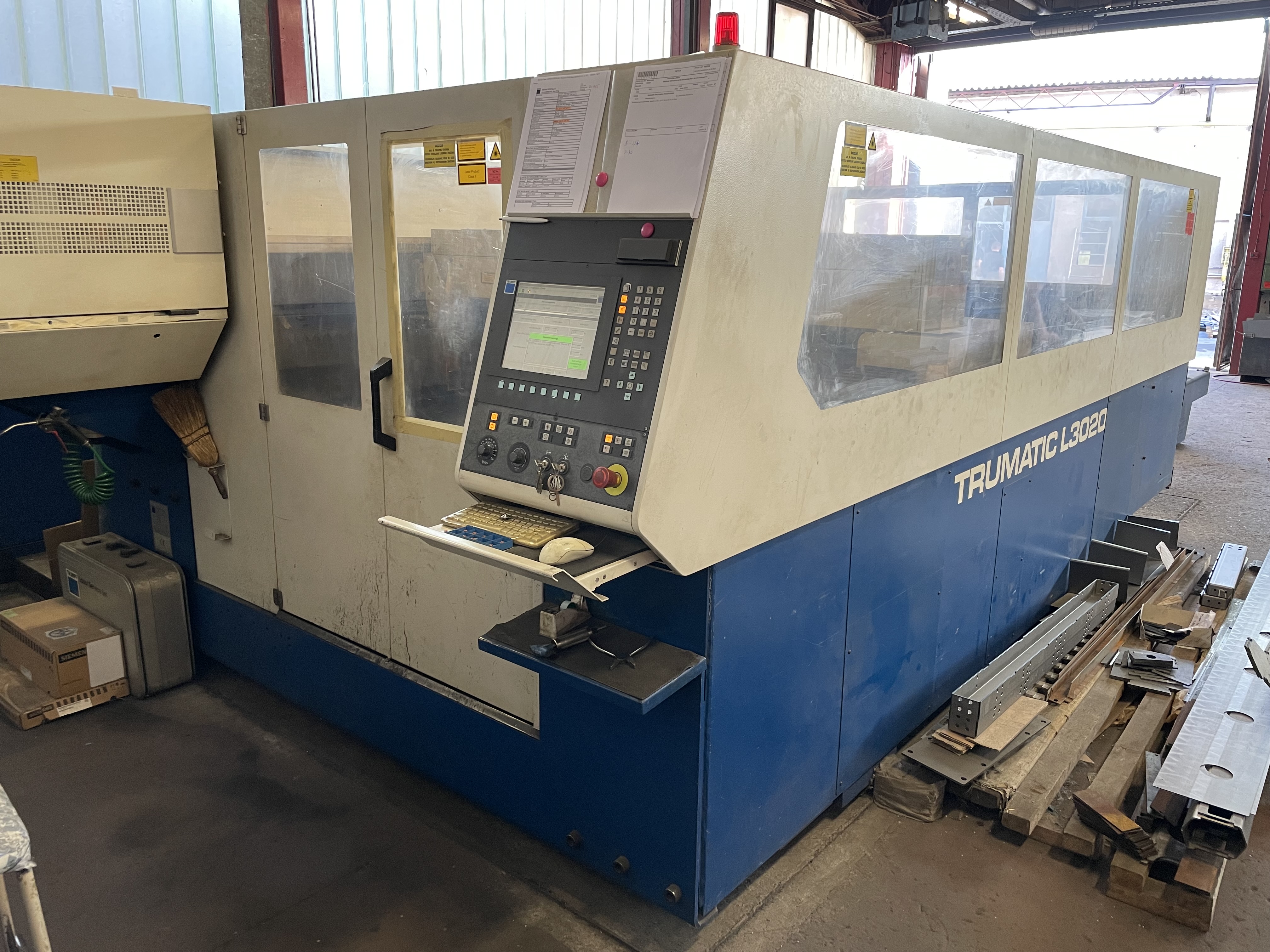 Machine de découpe laser Trumpf Trumatic TC L3020 Faible nombre d'heures