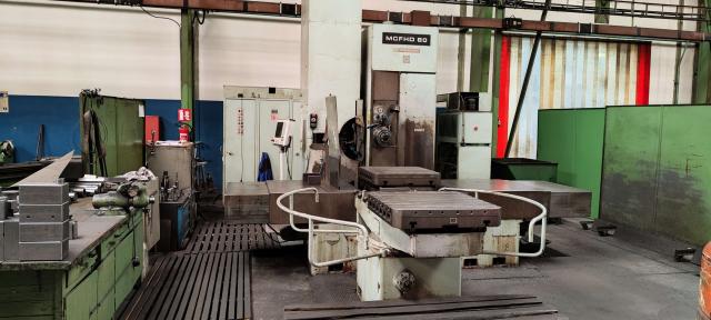Aléseuse à montant fixe CNC Tos Kuřim MCFHD 80CNC