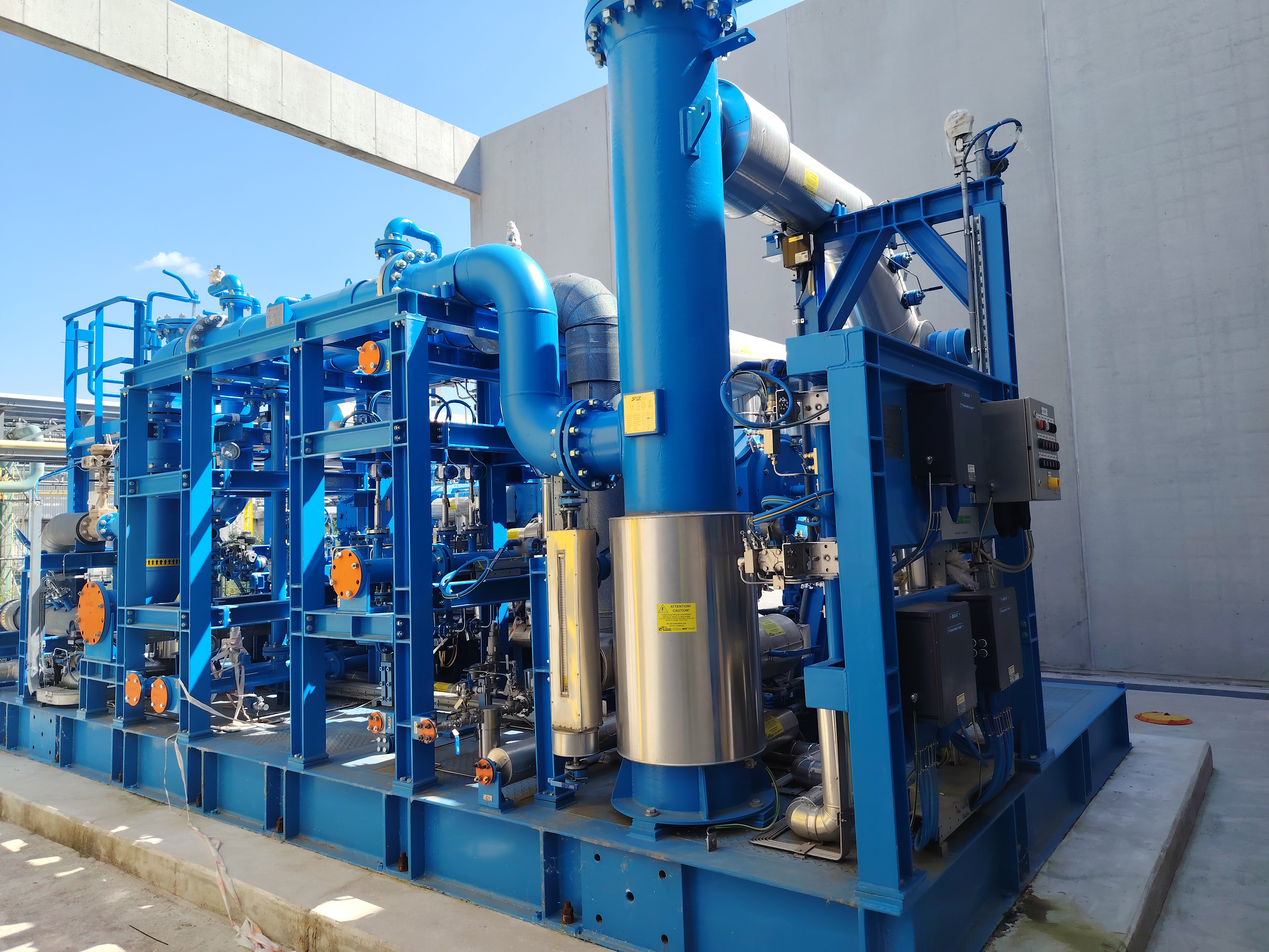 Système industriel de compression d'hydrogène SIAD