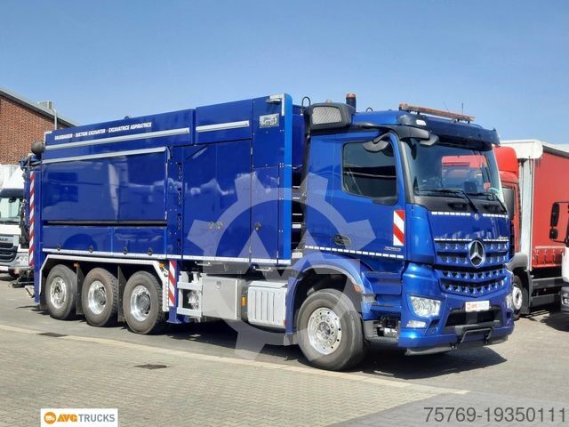 Vacuum tank truck MERCEDES-BENZ 3253 L AROCS 8X4 Saugbagger MTS DINO 12
