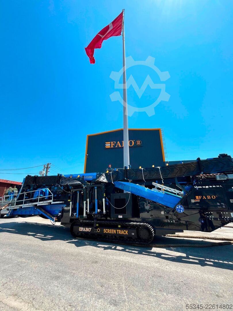 Screening Machine FABO Tracked Screening Plant Mobile Screening Plant FTS-1560
