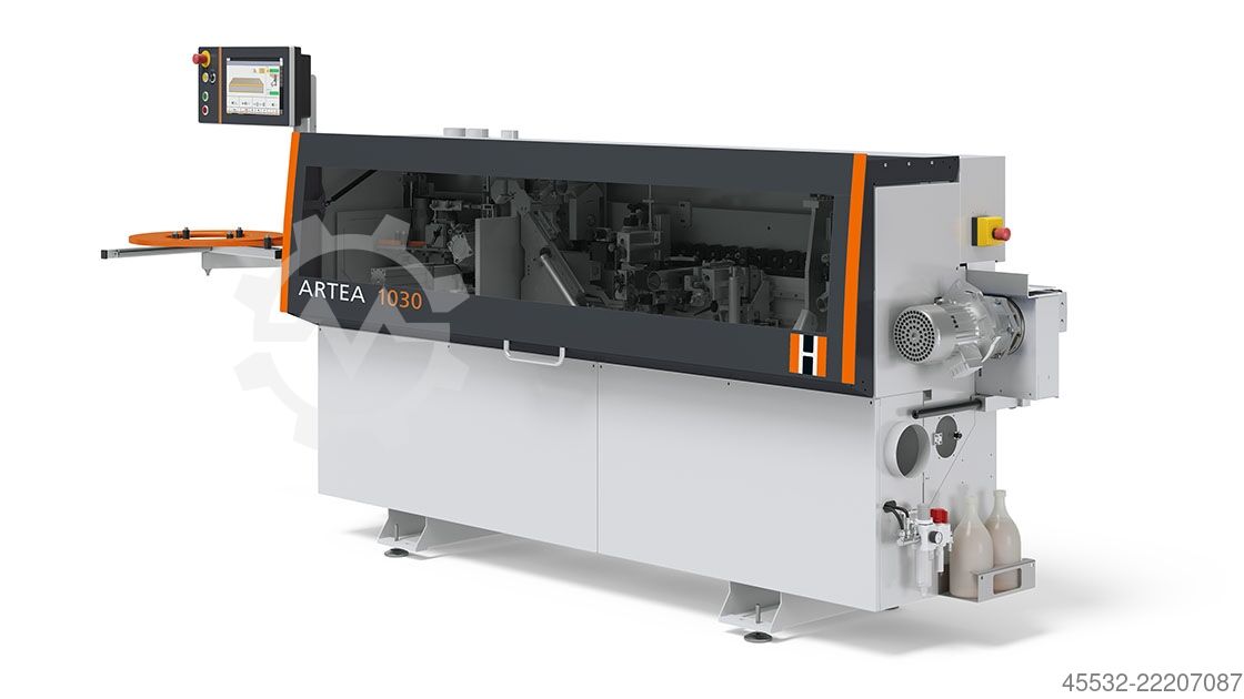 Edge banding machine Holzing G-MAX 480 zarabianie naroży wstępny frez