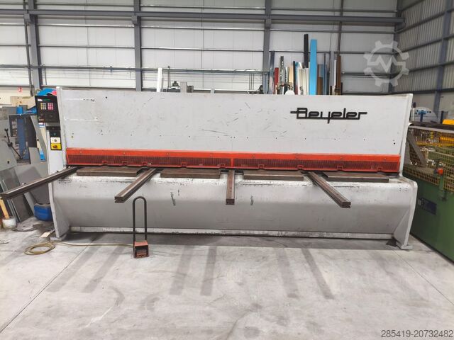 Hydraulic guillotine shear Beyeler VE 6.5x4080