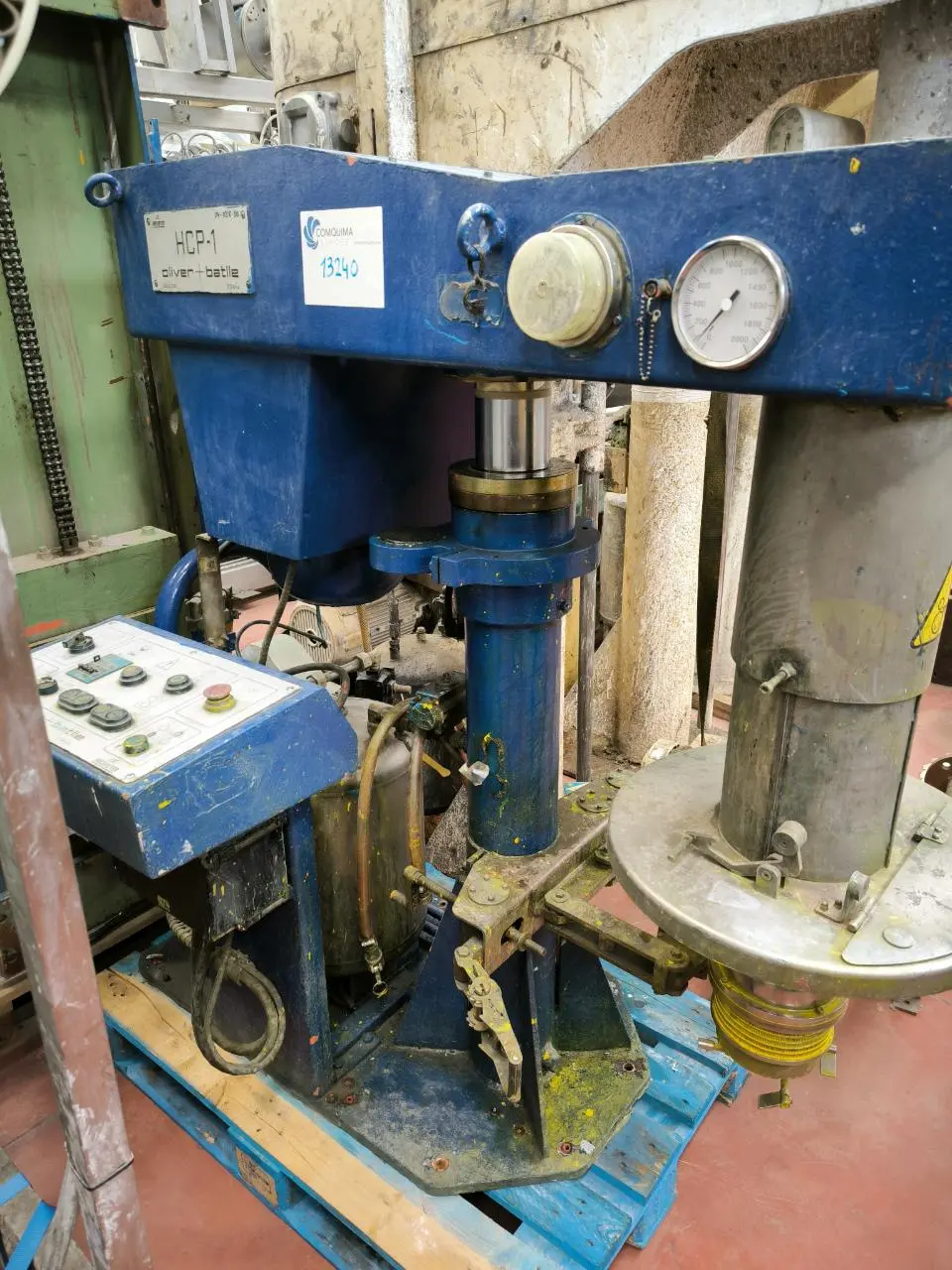 Broyeur à boulets à immersion OLIVER AND BATLLE HCP-1 ATEX 7,5 kW