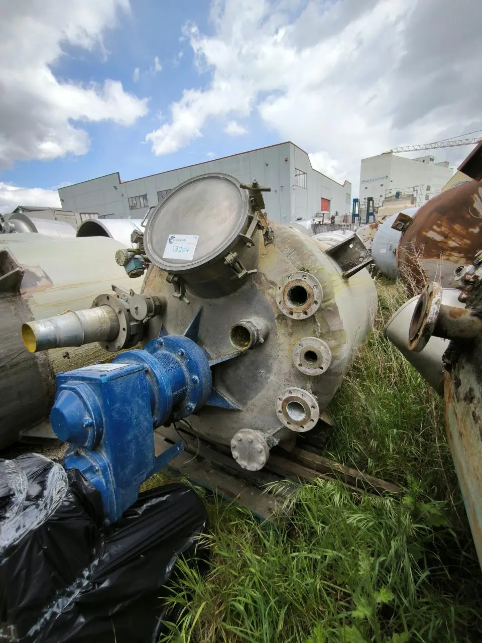 RÉACTEUR DILUTEUR DE FER 3 600 LITRES AVEC AGITATION