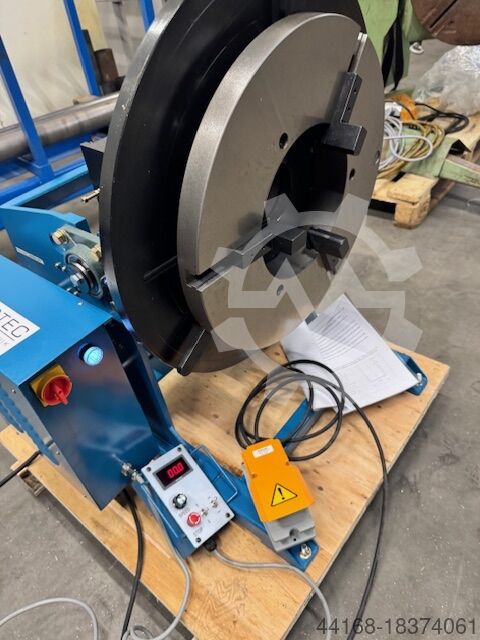 Welding turntable, container turning device Protec 10 Tonnen, Rollenbock RB 10 000