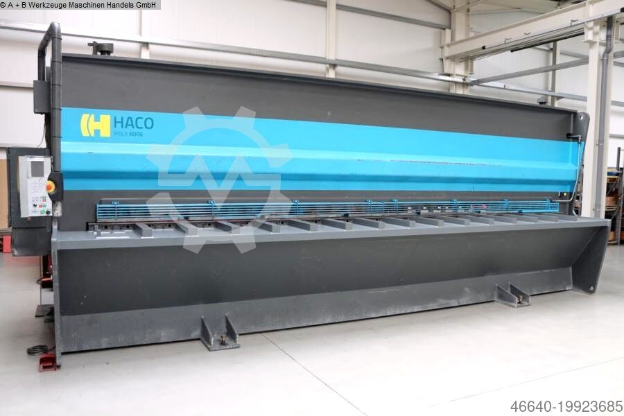 Plate Shear - Hydraulic HACO HSLX 6006