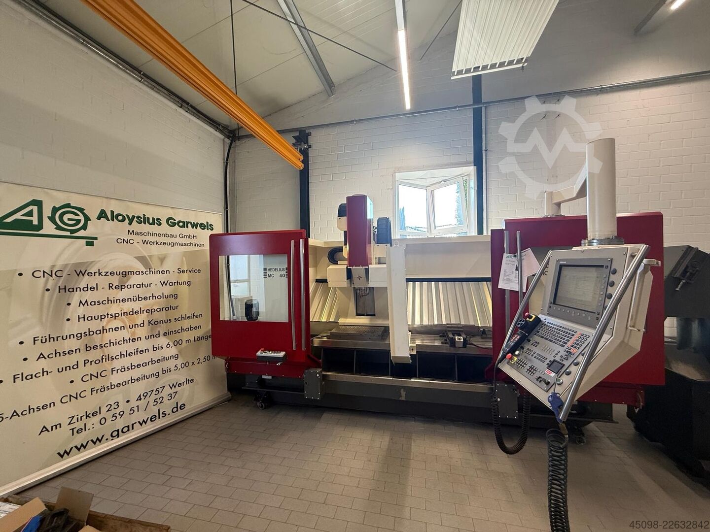 Vertical machining center Hedelius MC 40-1800