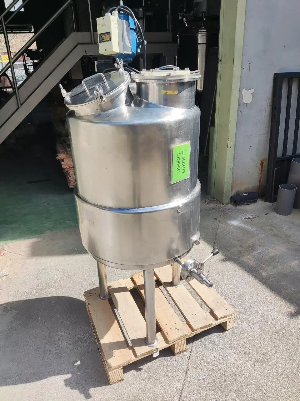 RÉACTEUR INOX 316 160 LITRES D'OCCASION