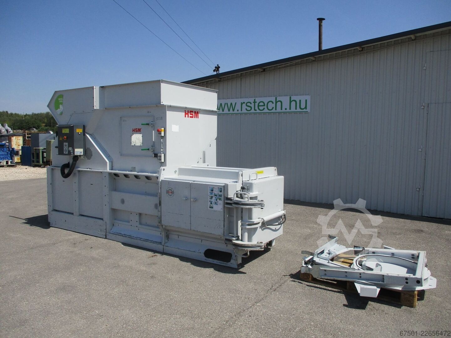 Baler paper press waste press HSM HL 4010 Re (3538)
