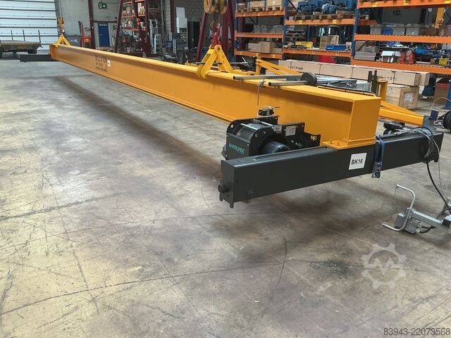 Jib crane Demag Portalkran KBK2-H Stahlbau 500KG Abus 500KG Kettenzug + Stahlbau 24x6m