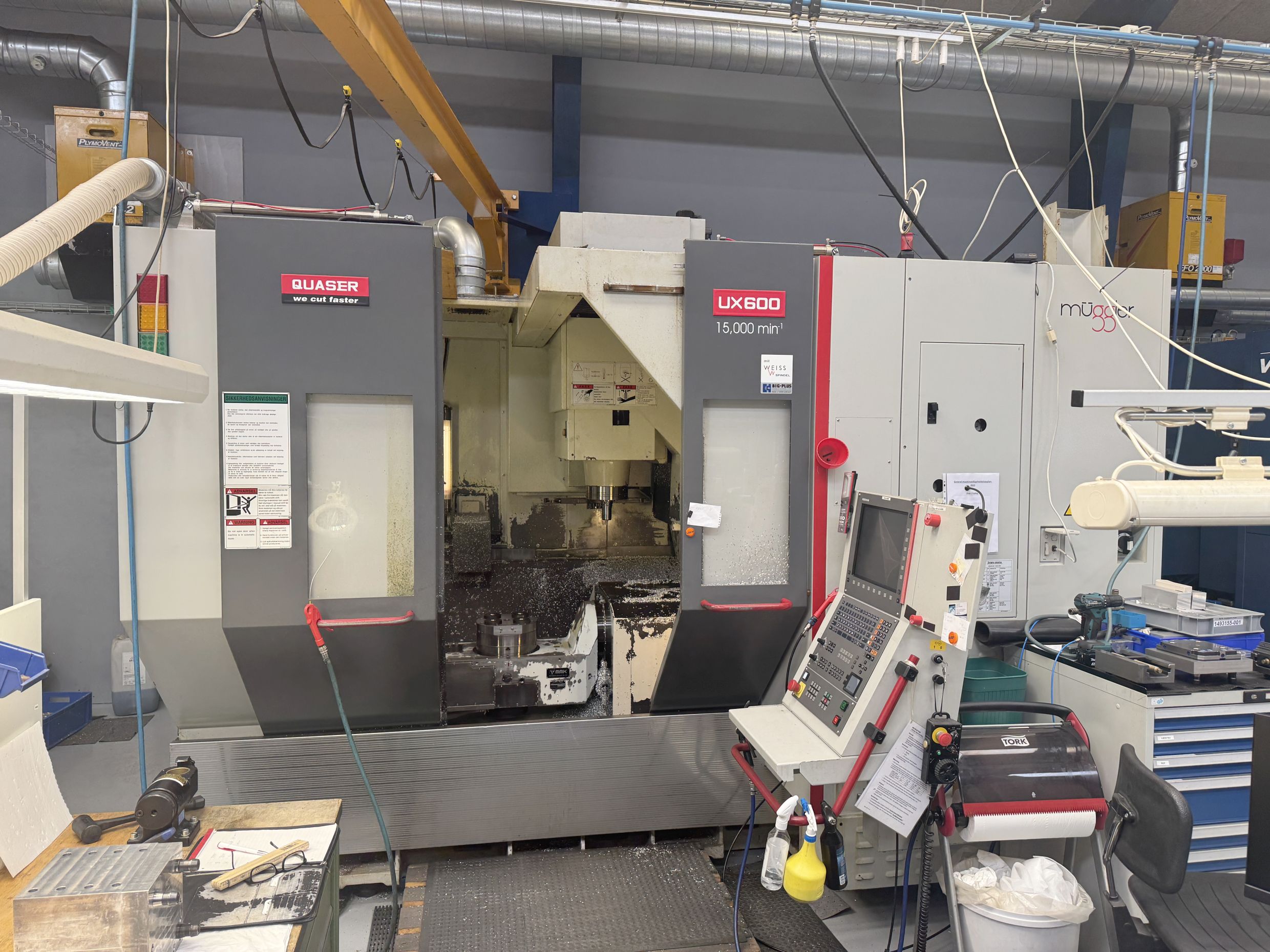 Centre d'usinage 5 axes QUASER UX 600