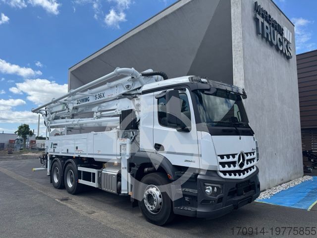 Concrete pump truck MERCEDES-BENZ Arocs 2746 6x4 GSR Euro6 Schwing S36X Easy-Flex