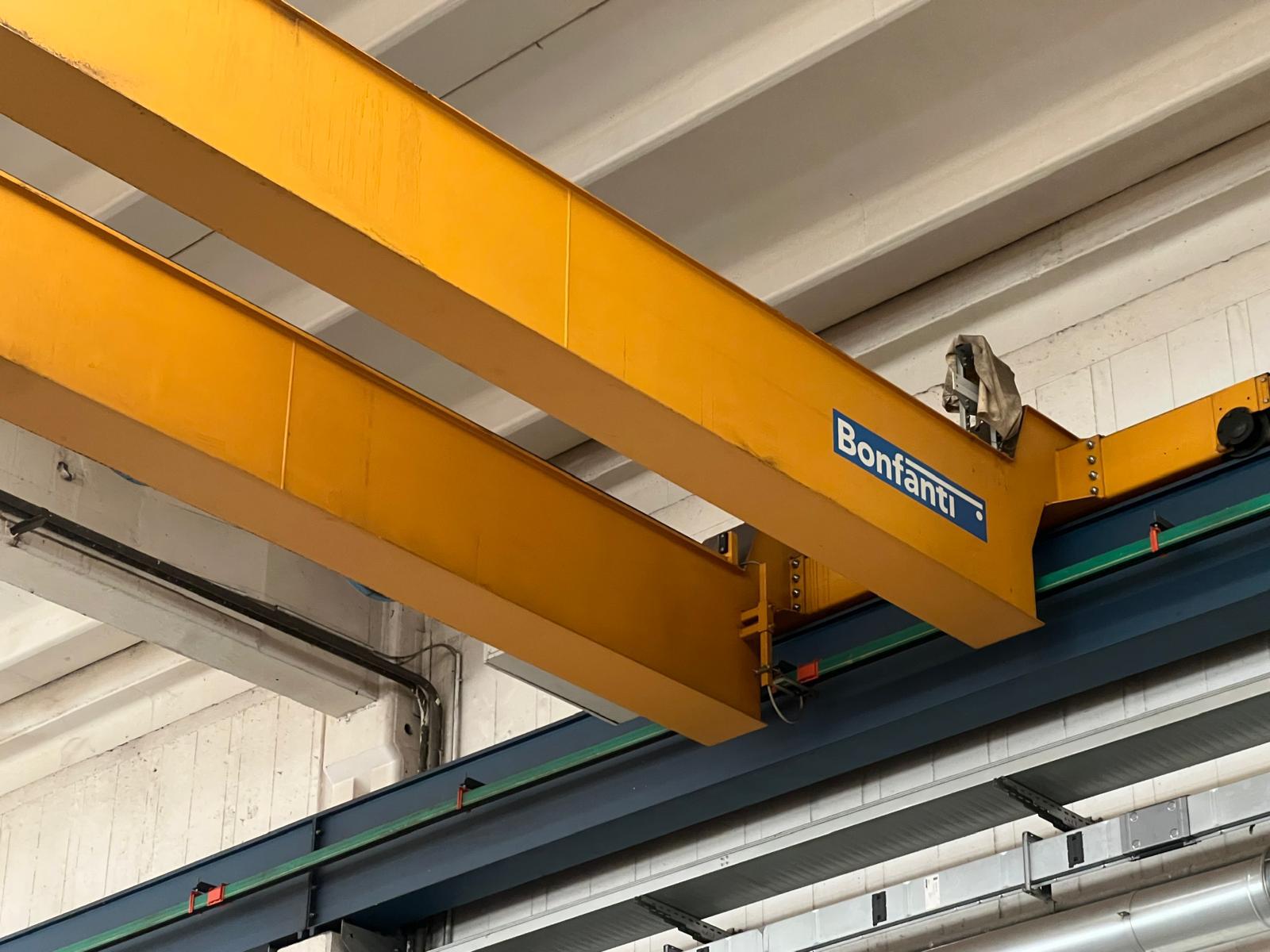 Pont roulant Bonfanti double poutre 12,5 tonnes – Année 2010