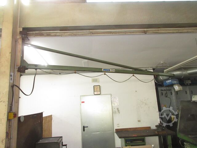 Wall-mounted slewing jib crane Slewing jib crane Chain hoist ABUS LW Drehkran Hallenkran Kran 125KG NL 250KG L 4m + 125KG Abus Kettenzug