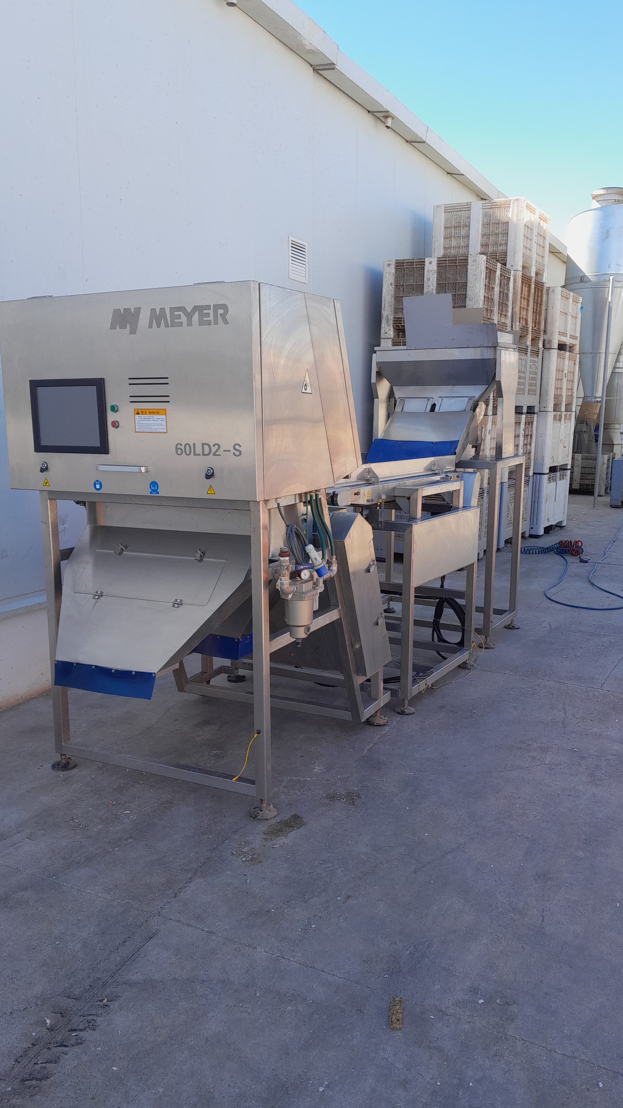 Machine de vision artificielle de marque Meyer, modèle Ld60 Faible nombre d'heures