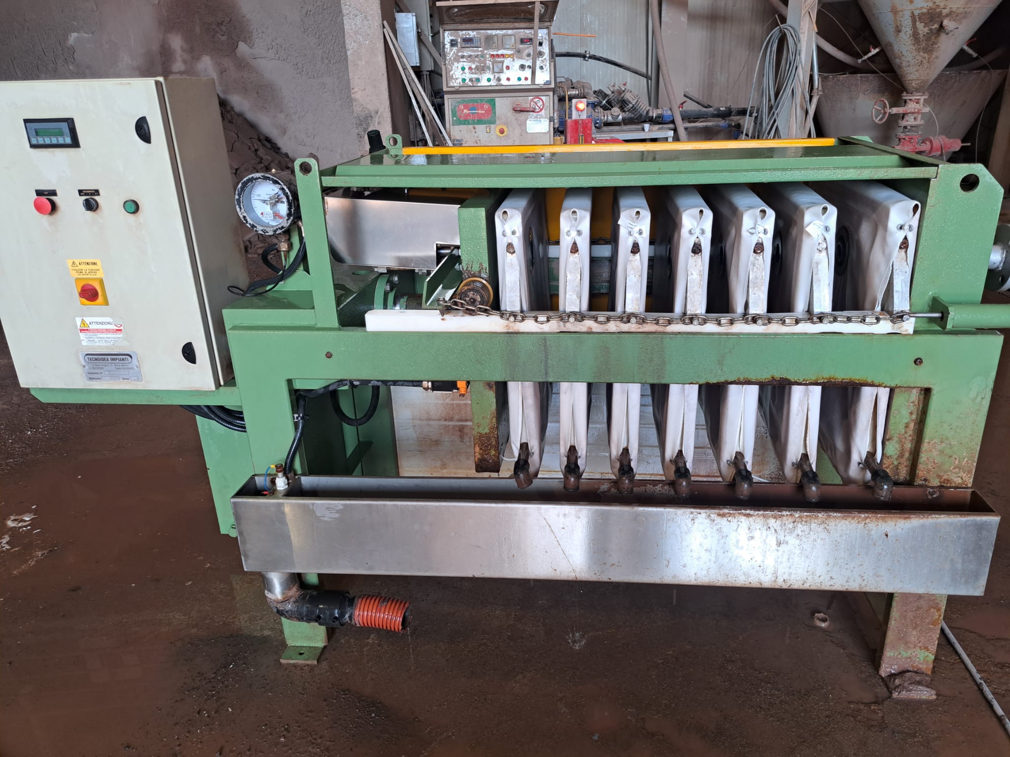 Installations de filtre-presse Tecnoidea