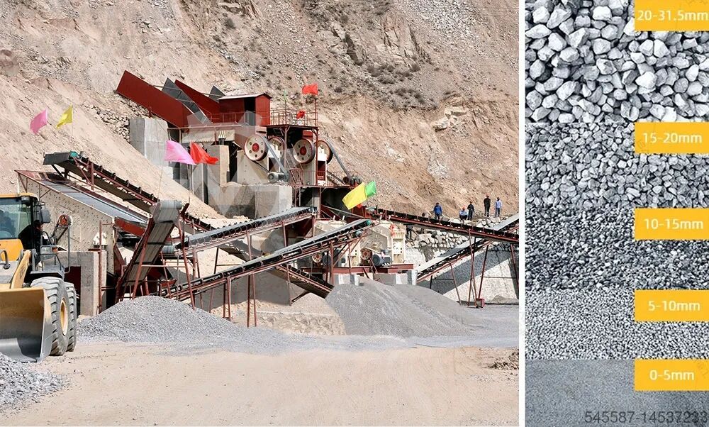 Crushing equipment Mobile / Stationary Rock Crushing Plant 50-400 t/h stone crushing plant