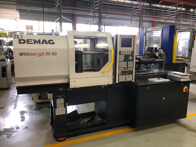 Presse à injecter Demag 25T 250 – 80 Faible nombre d'heures