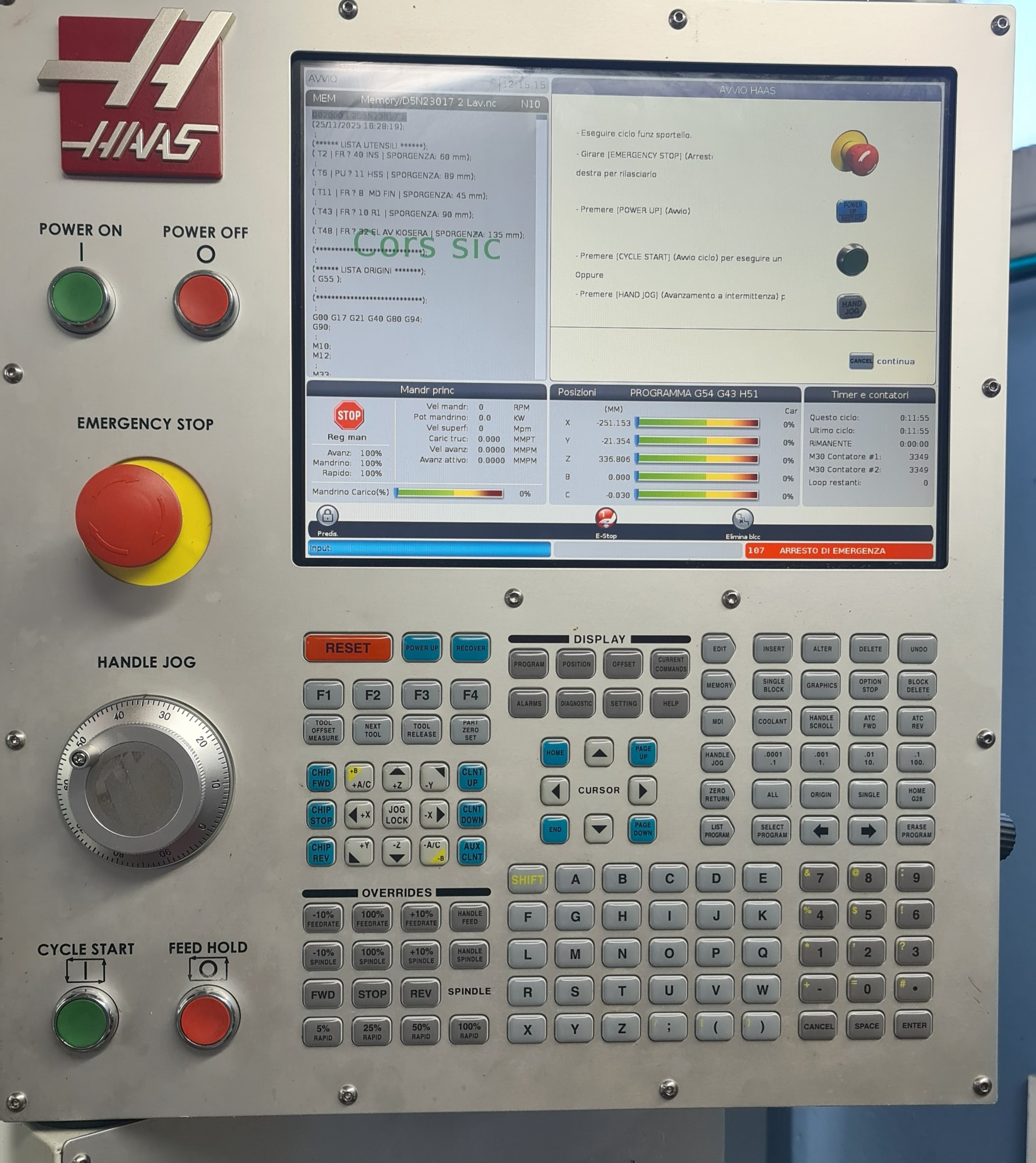 Centre d'usinage 5 axes Haas UMC750SS