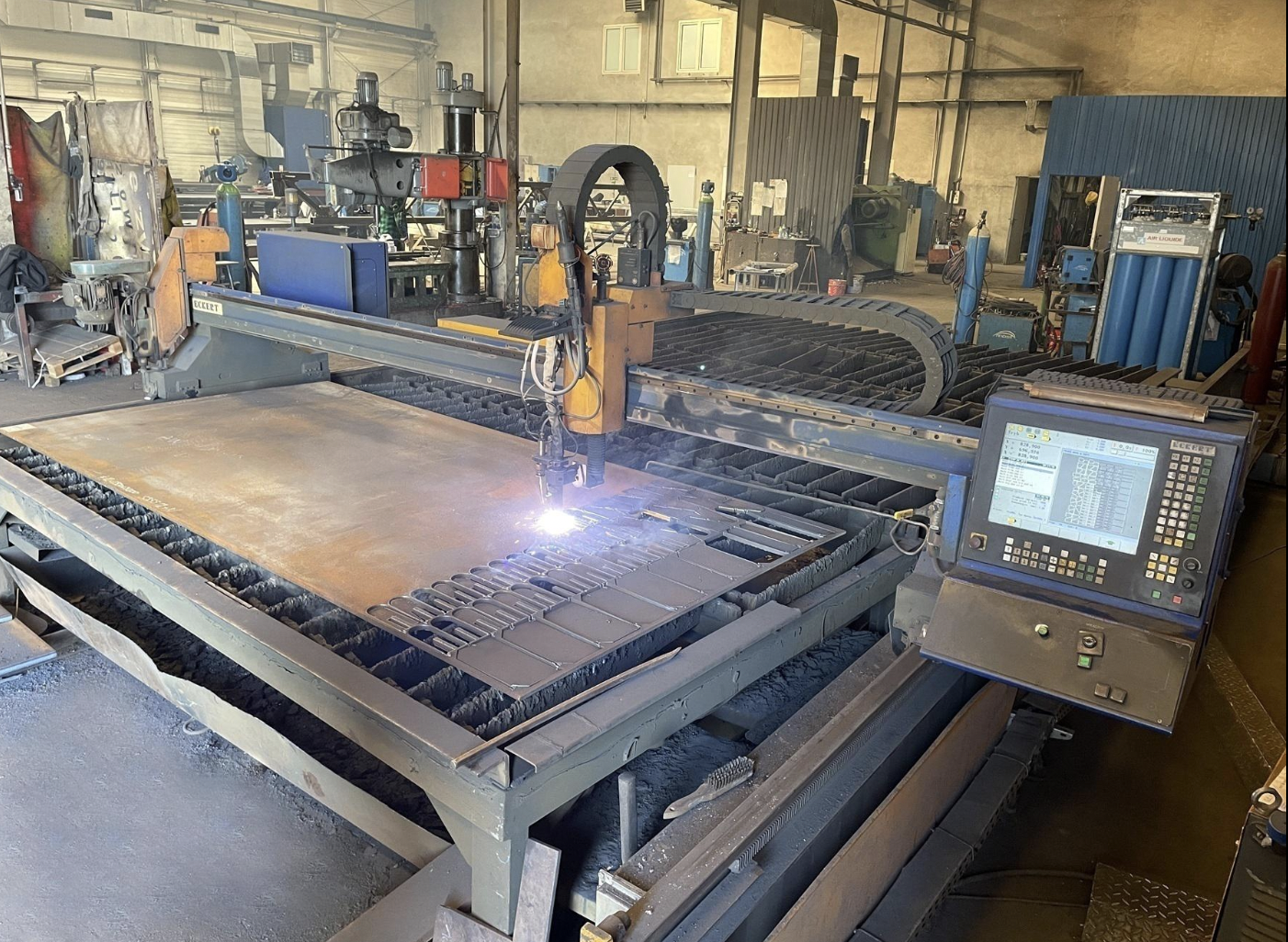 Machine de découpe plasma / gaz ECKERT JANTAR 2 Bonne affaire