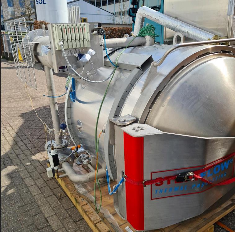 Ligne complète de transformation alimentaire Steriflow Sterilisateur 1300