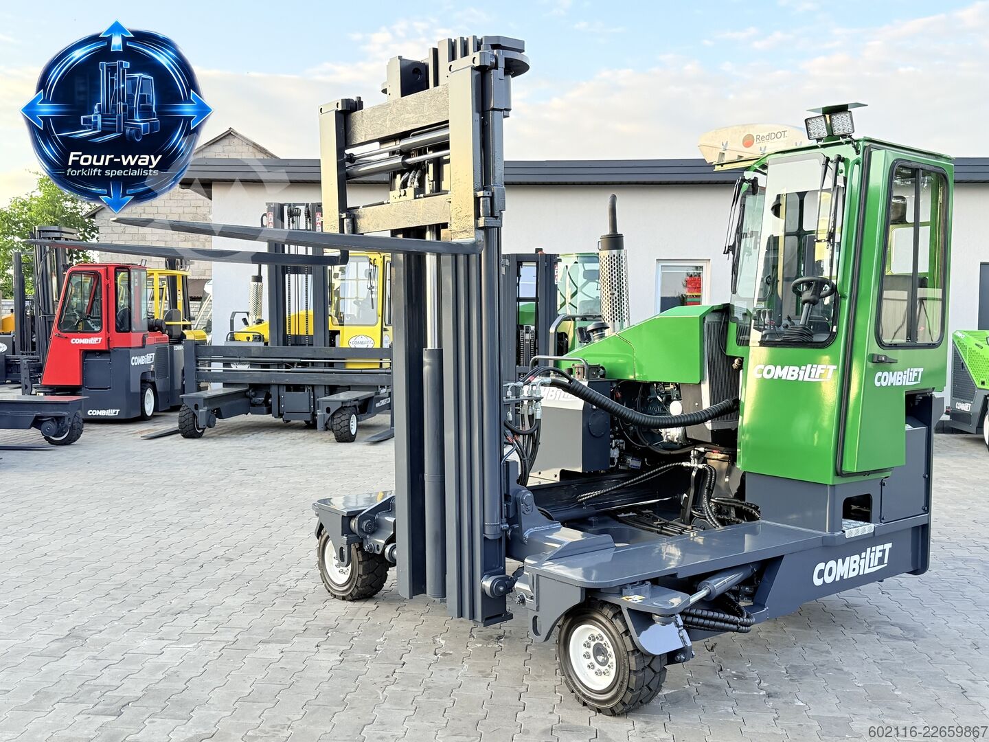 4-way forklift Combilift C4500 DIESEL TRIPLEX 6000 POSITIONER