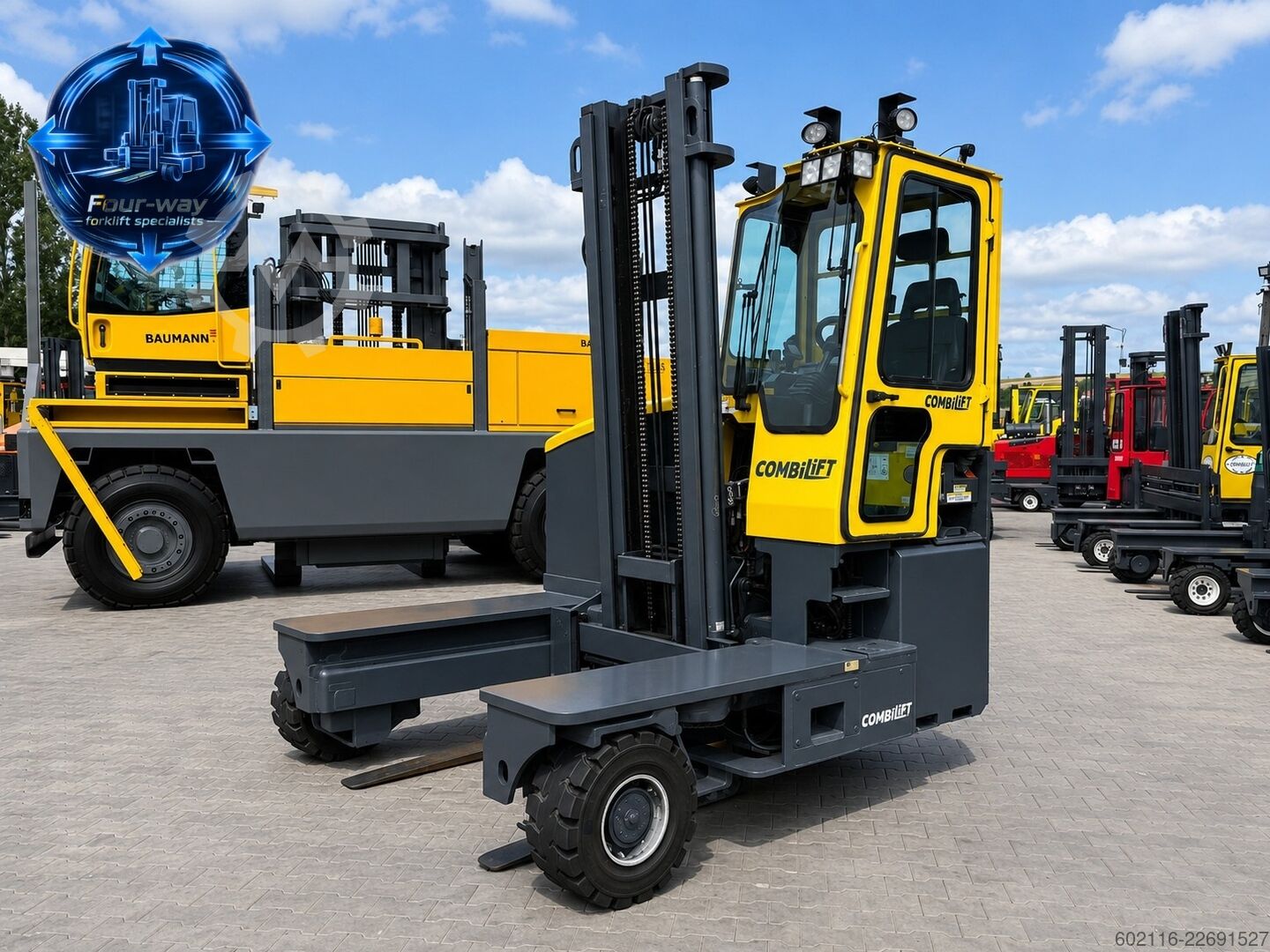 4-way forklift Combilift C5000XLE DUPLEX 4550 FORK-POSITIONER