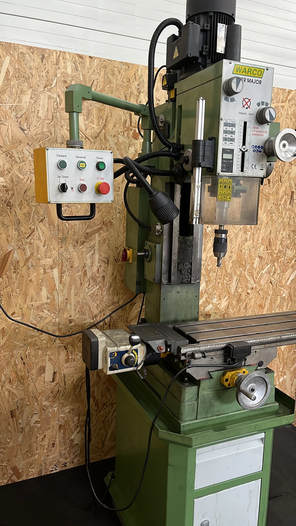 Fraiseuse universelle Warco Super major