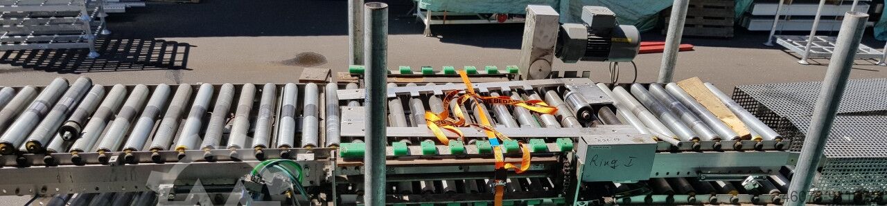 Roller conveyors with chains transfer pusher Transnorm 90°-3300-600-550