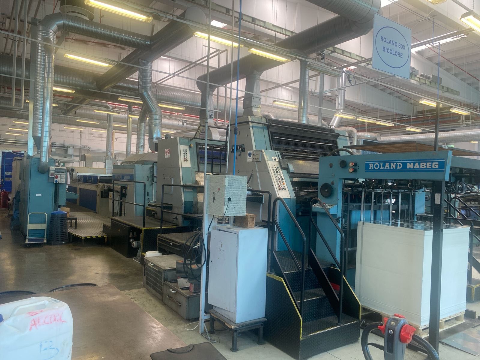 Coupeuse au format MAN ROLAND 802-6 + L