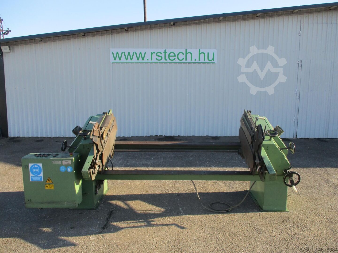 Brush deburring machine RSA NC-V 1800 Rohrentgratmaschine (2673)