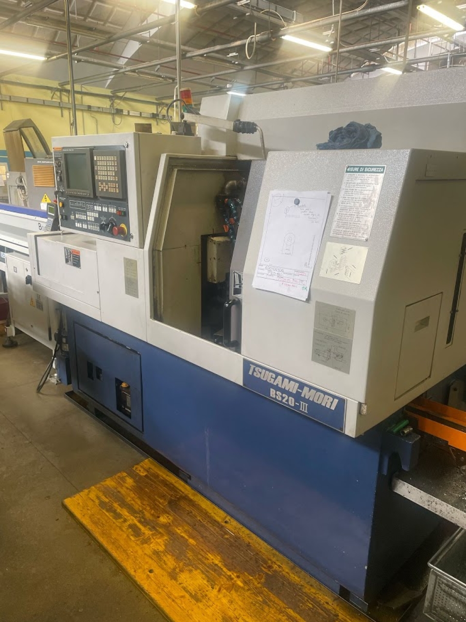 Tour cnc à poupée mobile TSUGAMI BS20 III d'occasion