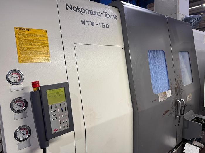 Tour CNC avec ravitailleur de barres Nakamura WTW 150 d'occasion