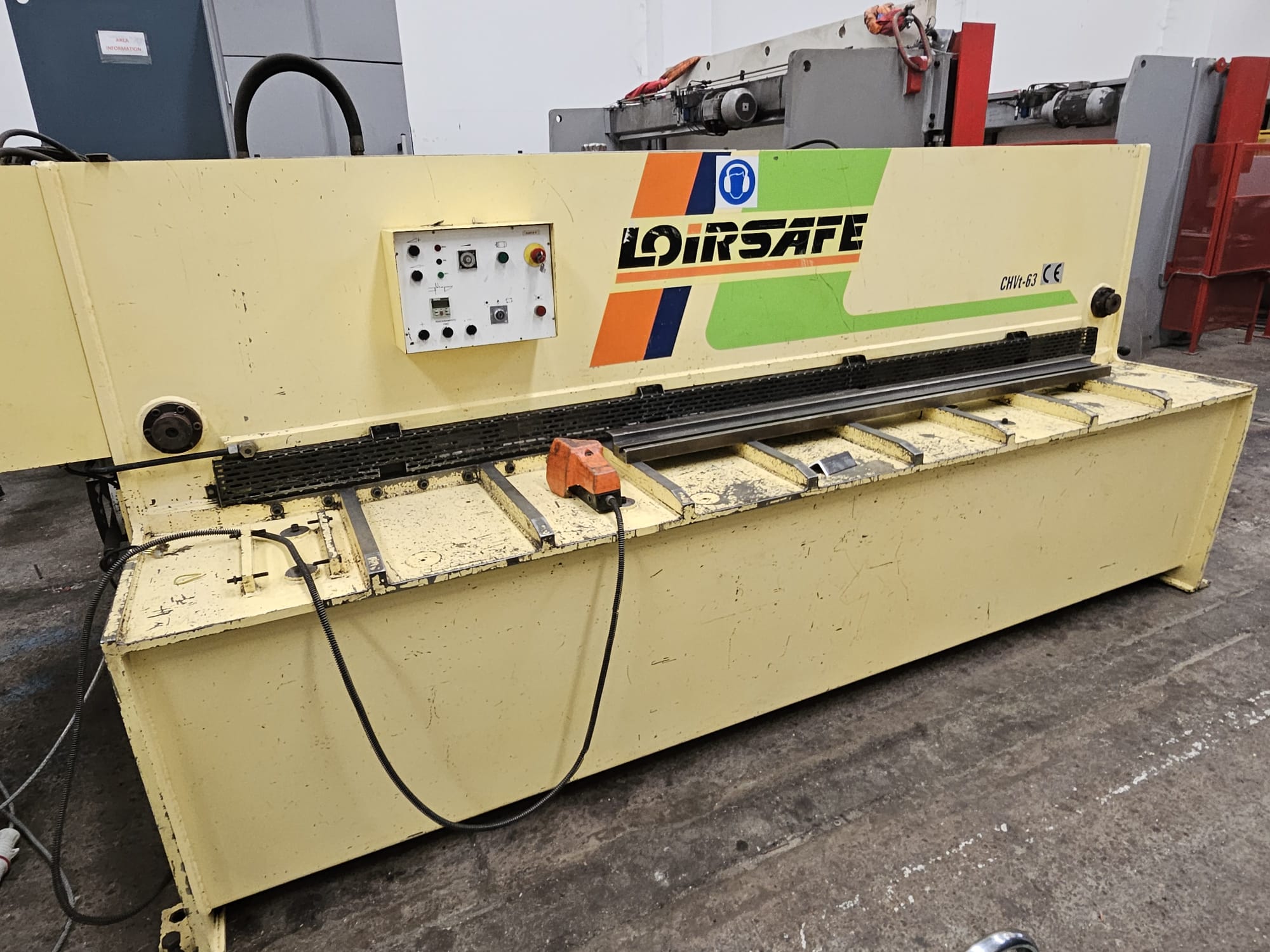 Loire Safe CHVT-63 Guillotine 3000 mm x 6 mm