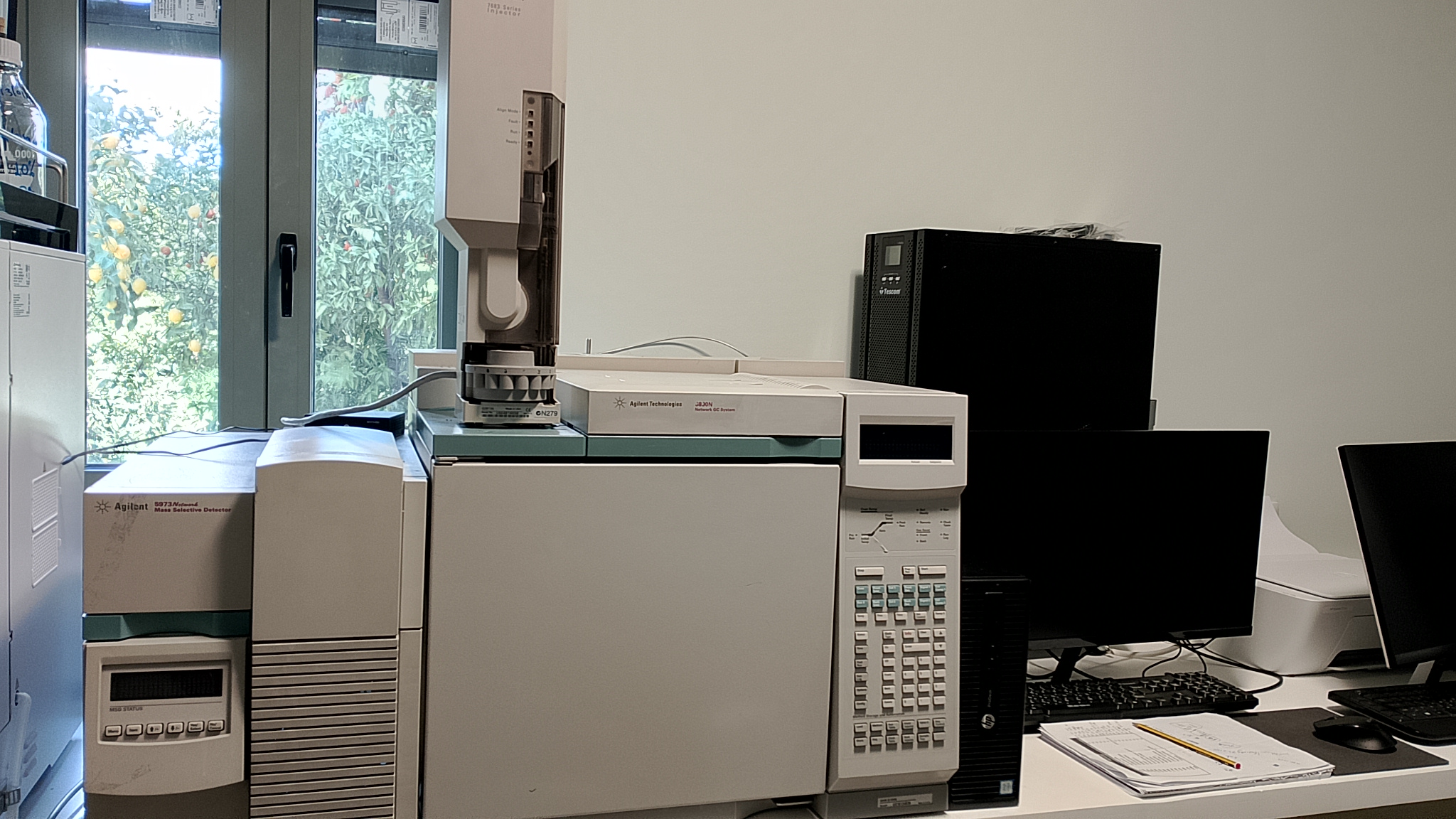 Système de chromatographie Agilent 6890N/5973N