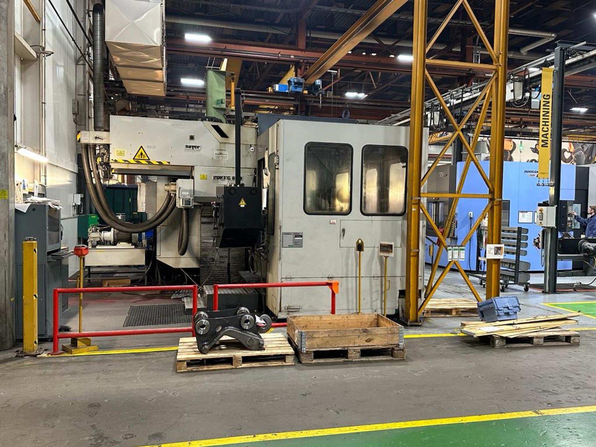 Fraiseuse cnc à banc fixe ZAYER 20 KFG 800