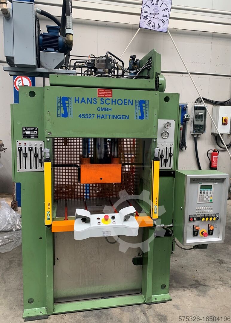 Hydraulic press Hans Schoen UTE/B20