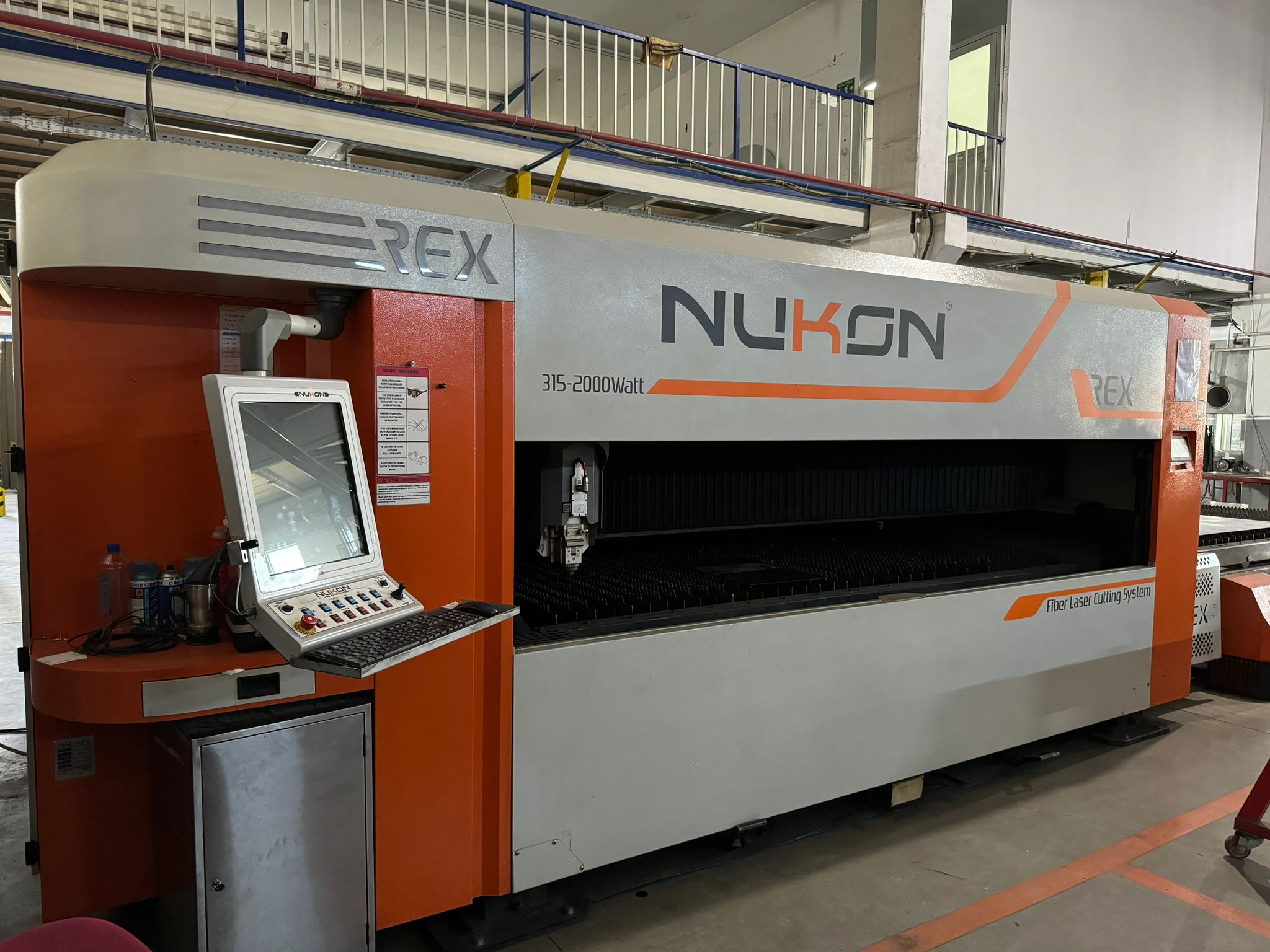 Machine de découpe laser Nukon Rex 315-2000Watt