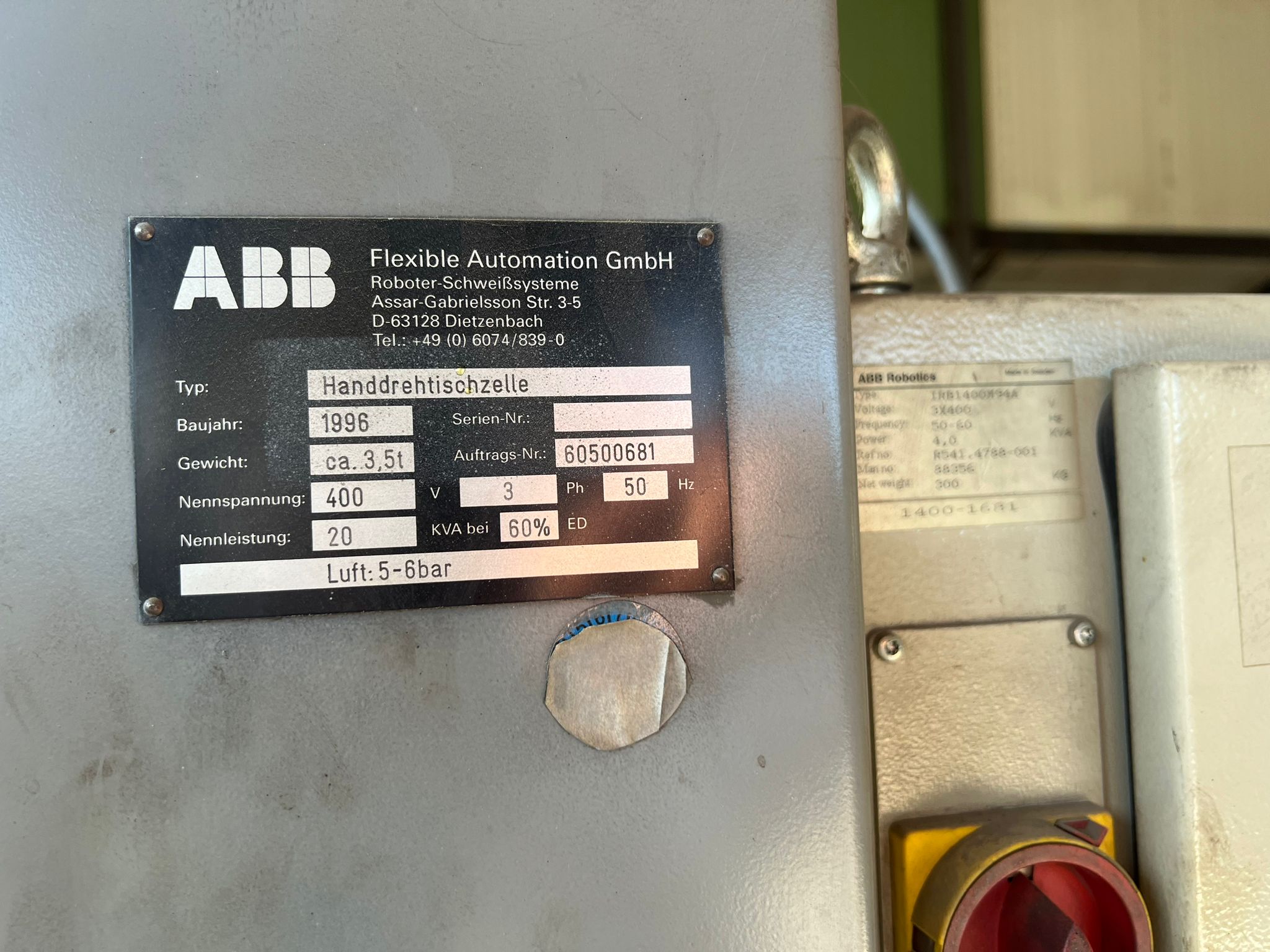 Robot industriel ABB