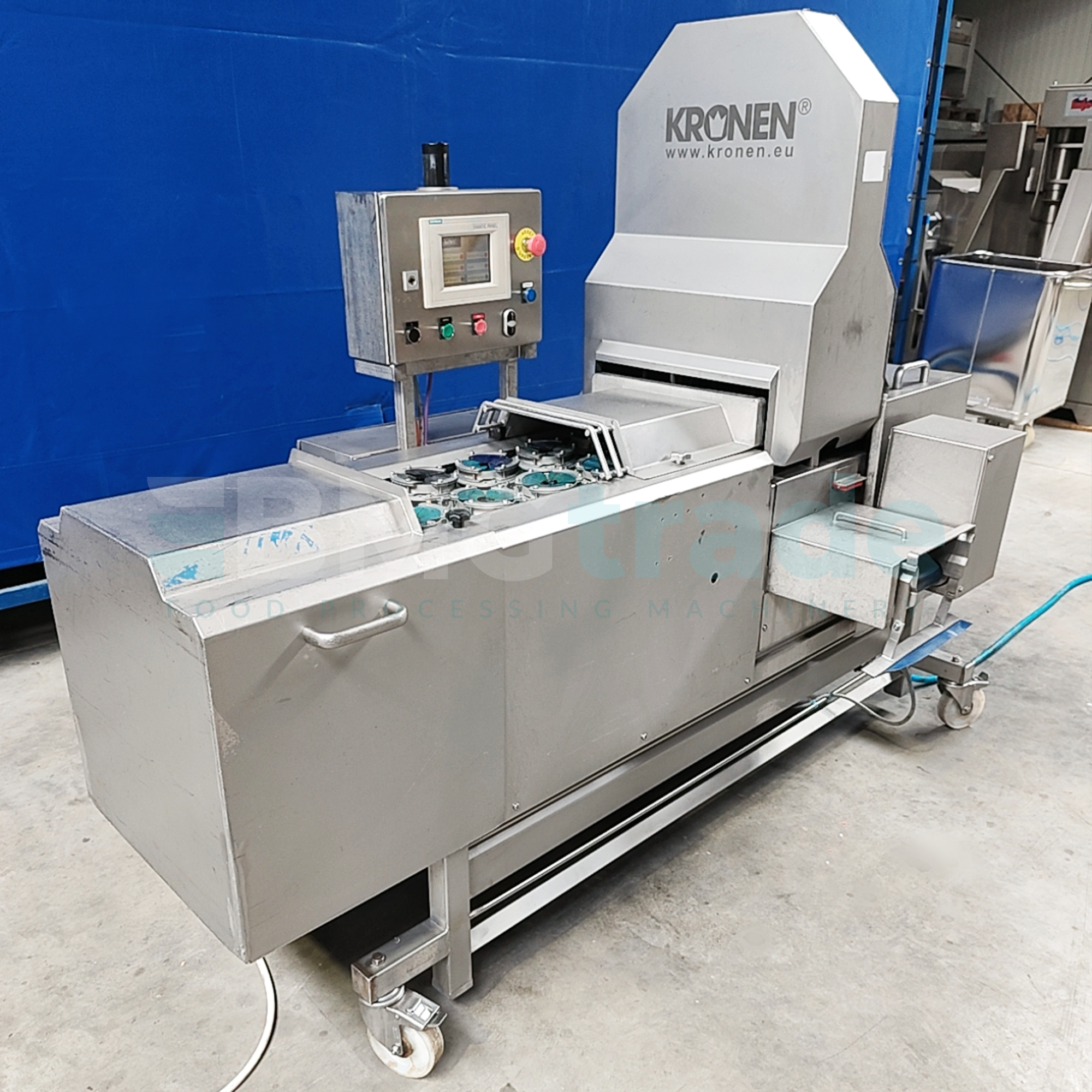 Machine de découpe, lavage et blanchiment de fruits et légumes KRONEN TONA RAPID 145-1102