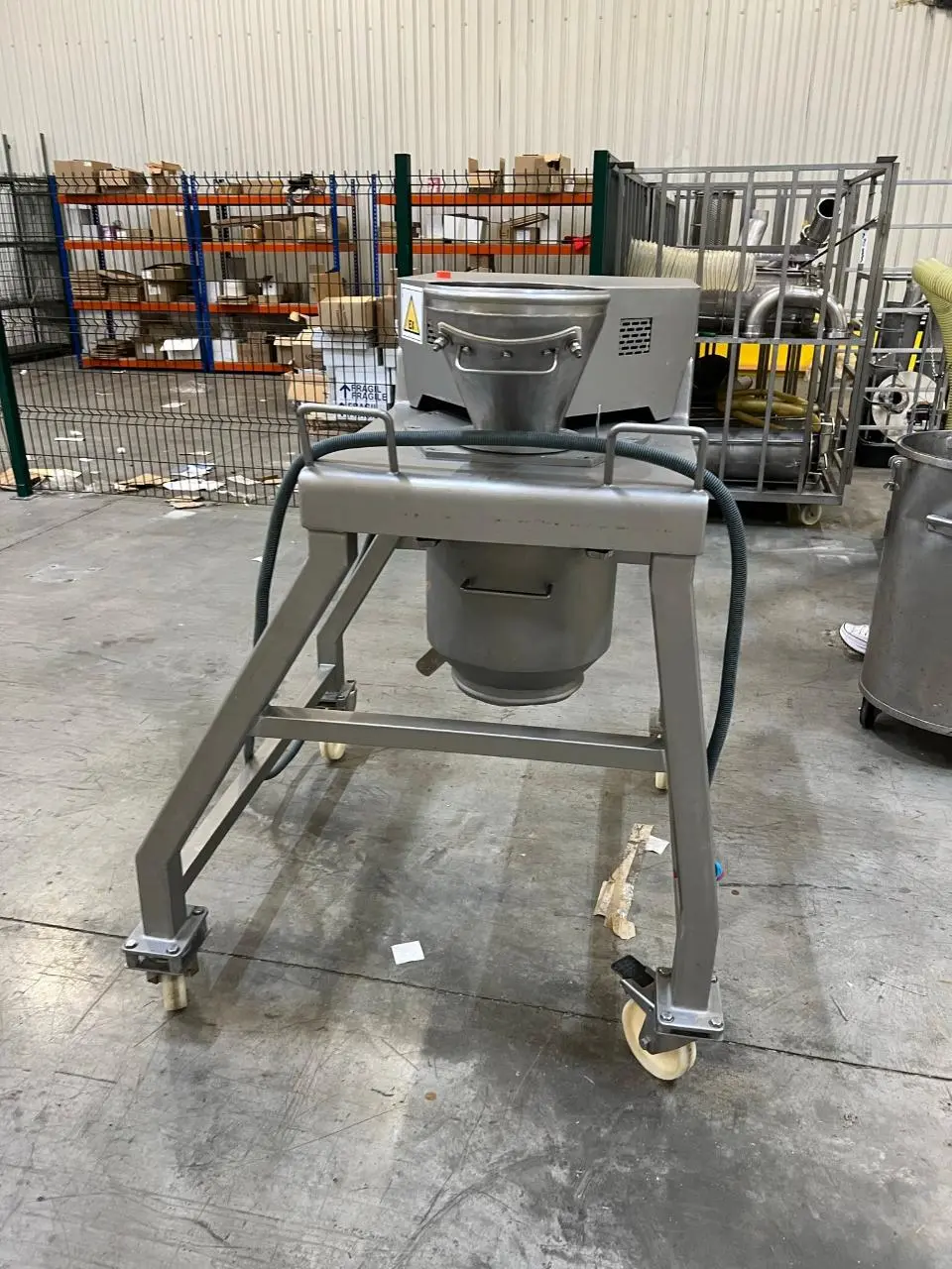 MOULIN À DÉGRÉGATION CALIBRATEUR EN ACIER INOXYDABLE BACHILLER MDCB 300 ATEX D'OCCASION